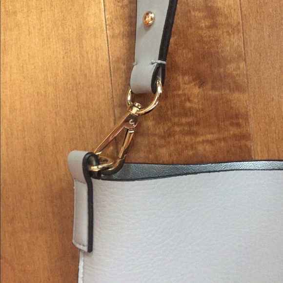 Topshop Grey/Silver Convertible Shoulder bag tote - Picture 3 of 9